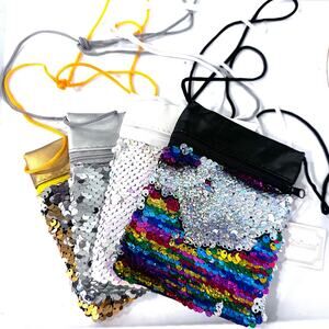 4 Flip Sequins Crossbody Purses